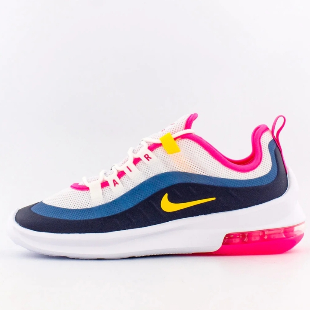 NIKE AIR MAX AXIS WHITE PINK AND BLUE WOMENS SIZE 6